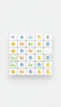 Event calendar module with family-friendly iconography